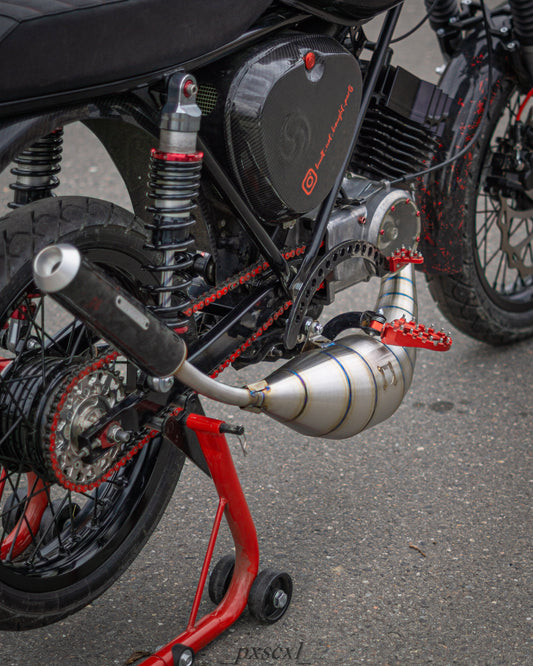 "130R" Auspuff MTX Edelstahl