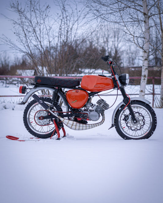 "BB91" Auspuff 85-120ccm S51 Edelstahl