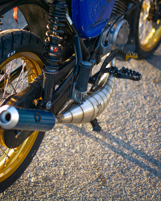 "D90" Auspuff 60-110ccm S51 Edelstahl