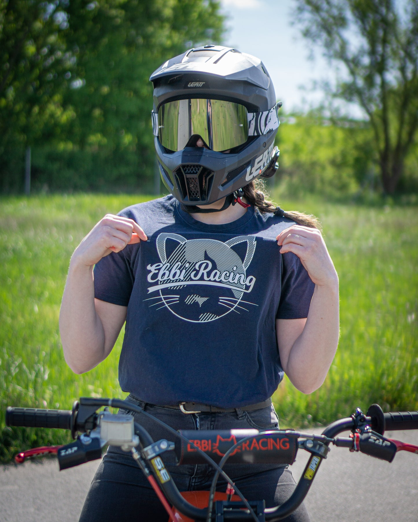 T-Shirt "EbbiRacing" dunkelblau