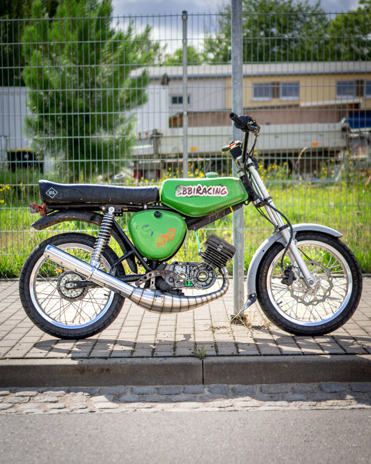 "BB91 SO" Auspuff 85-120ccm S51 Edelstahl