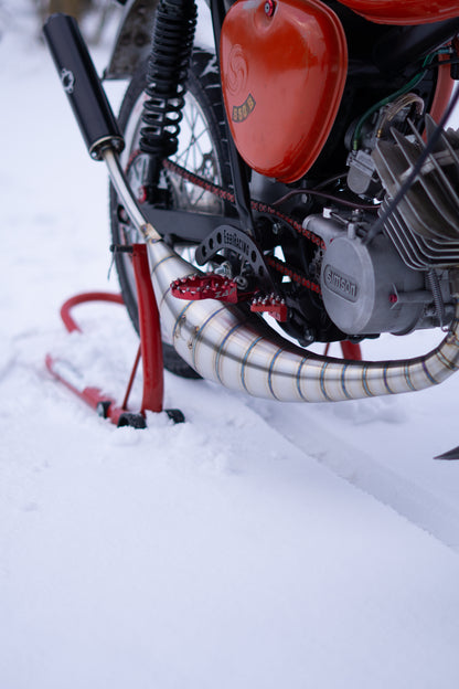 "BB91" Auspuff 85-120ccm S51 Edelstahl