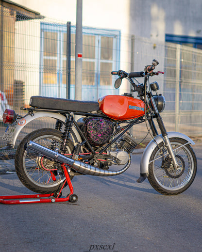 "D90 SO" Auspuff 60-110ccm S51 Edelstahl