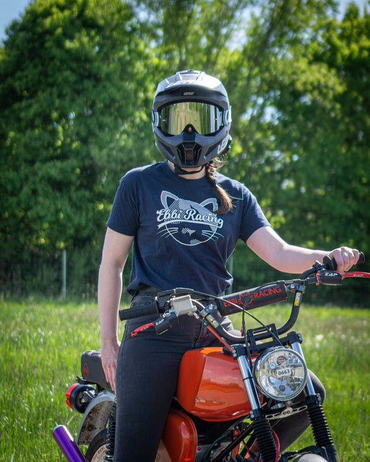 T-Shirt "EbbiRacing" dunkelblau