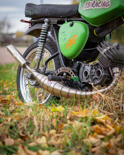 "SP90" Auspuff 60-95ccm S51 Edelstahl