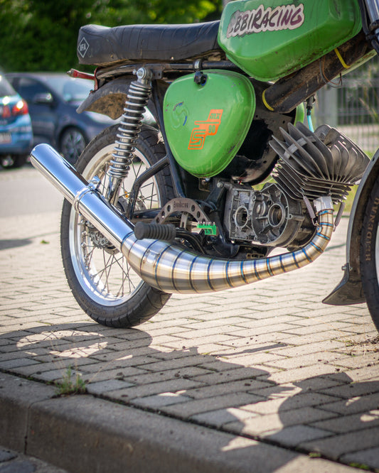 "BB91 SO" Auspuff 85-120ccm S51 Edelstahl