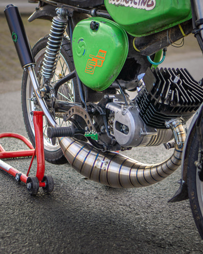 "GP-130R rechtsverlegt" Auspuff MTX Edelstahl
